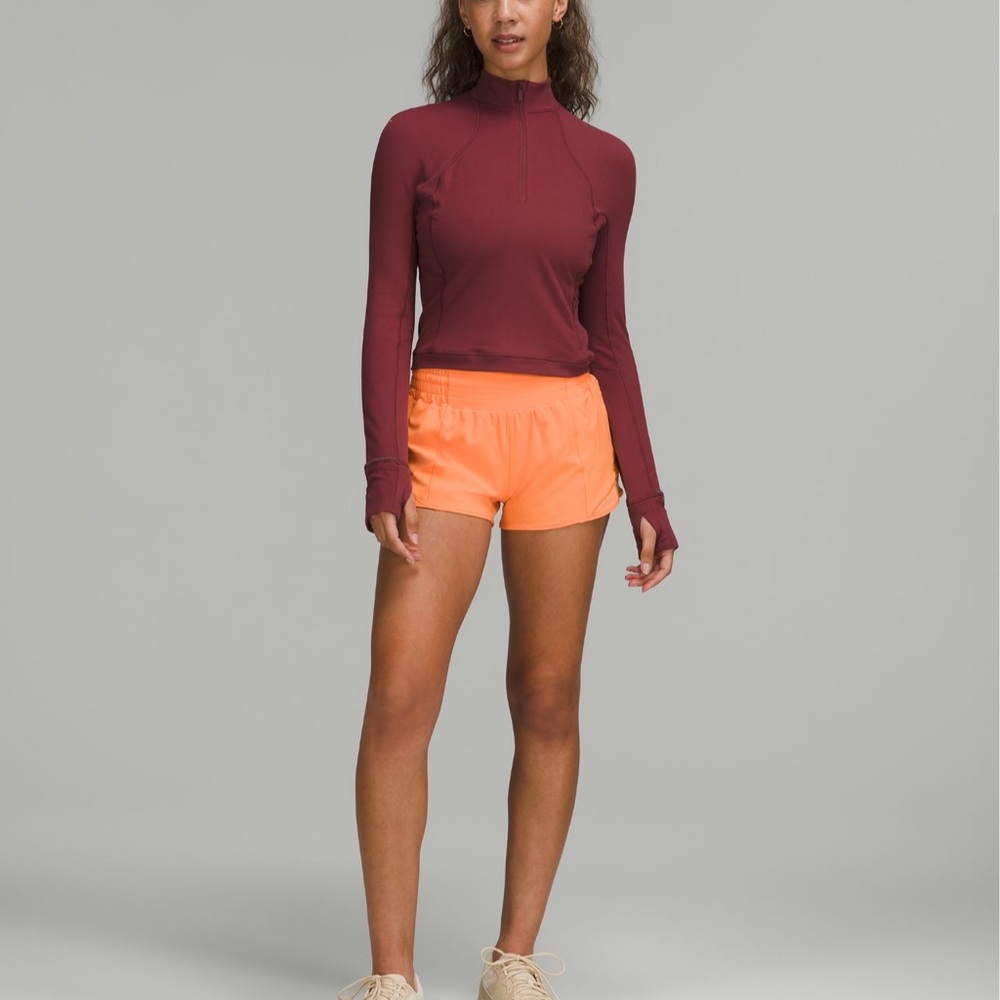 Lululemon It’s Rulu Run Cropped Half Zip - Picture 2 of 12